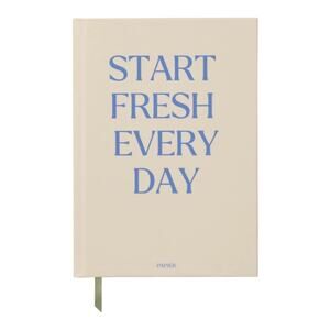 PAPIER Blue & Cream Start Fresh Everyday 16 Week Productivity Planner - NEW